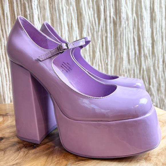 🛑SOLD🛑Jeffrey Campbell Mary J Platform Pump Lilac- Women’s 9M - Picture 10 of 12